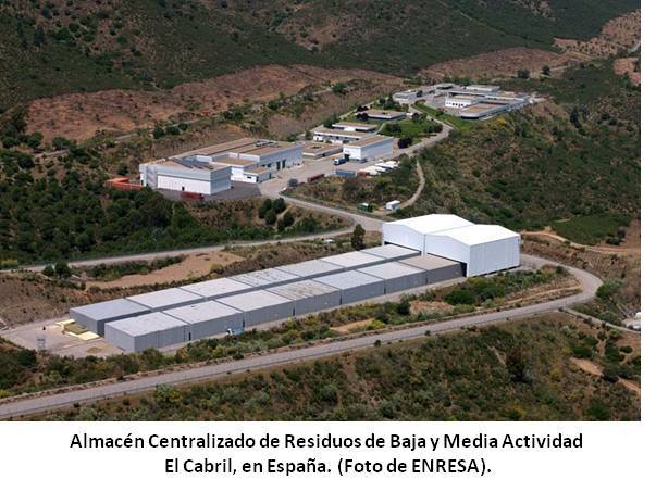 Almacén Centralizado de Residuos de Baja y Media Actividad El Cabril, en España. (Foto de ENRESA).